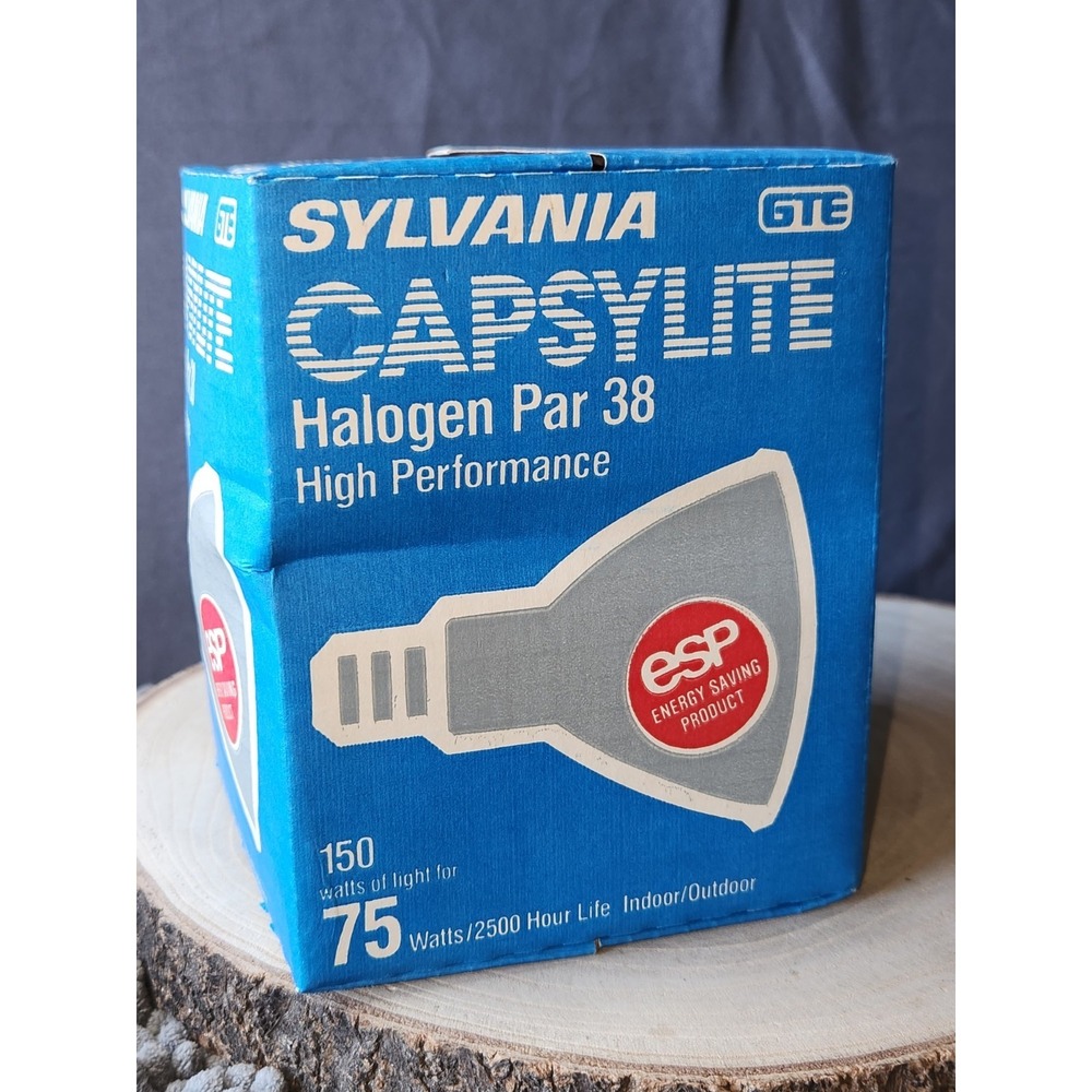 SYLVANIA‎ PAR38/CAP/FL 130V 75 WATT CAPSYLITE HALOGN LAMP FLOOD BULB 14515